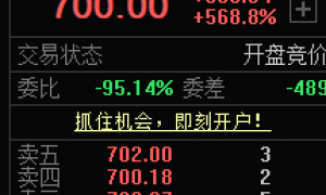 沐曦股份上市首日高开568.8%，股民中一签可赚近30万