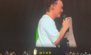 陈奕迅在演唱会上引用全红婵金句：谁不辛苦啊